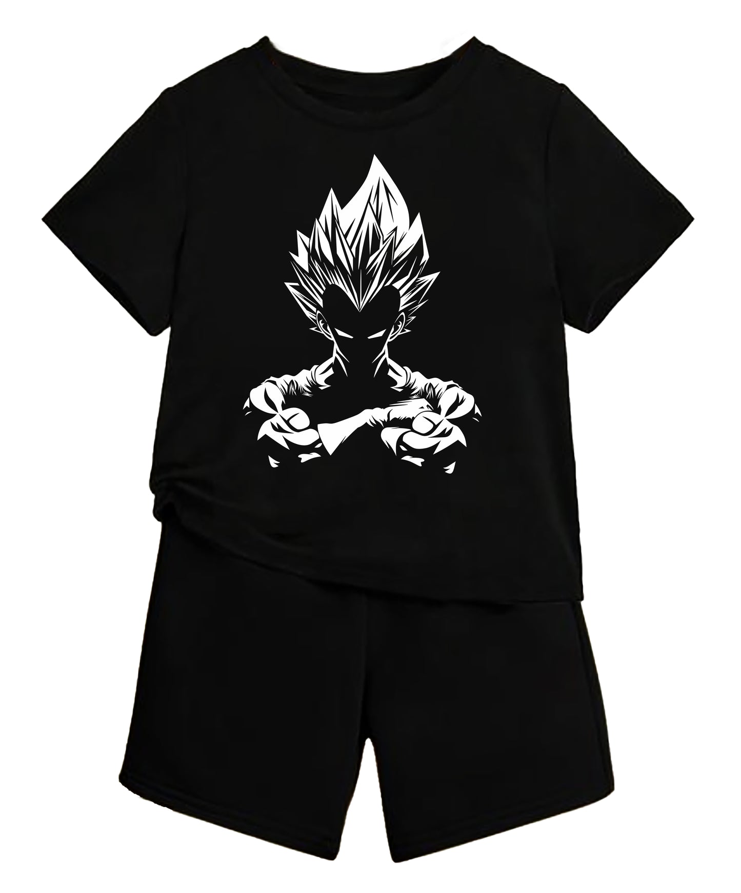 Boys Anime Superhero Full Sleeve T-Shirt (9–16 Years) – Black Graphic Print