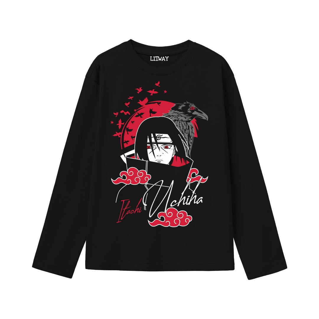 Boys Full Sleeve Anime T-Shirts (Ages 9–16 Years) – Goku, Naruto, Gojo Designs | 100% Cotton | Casual Wear for Teens & Kids