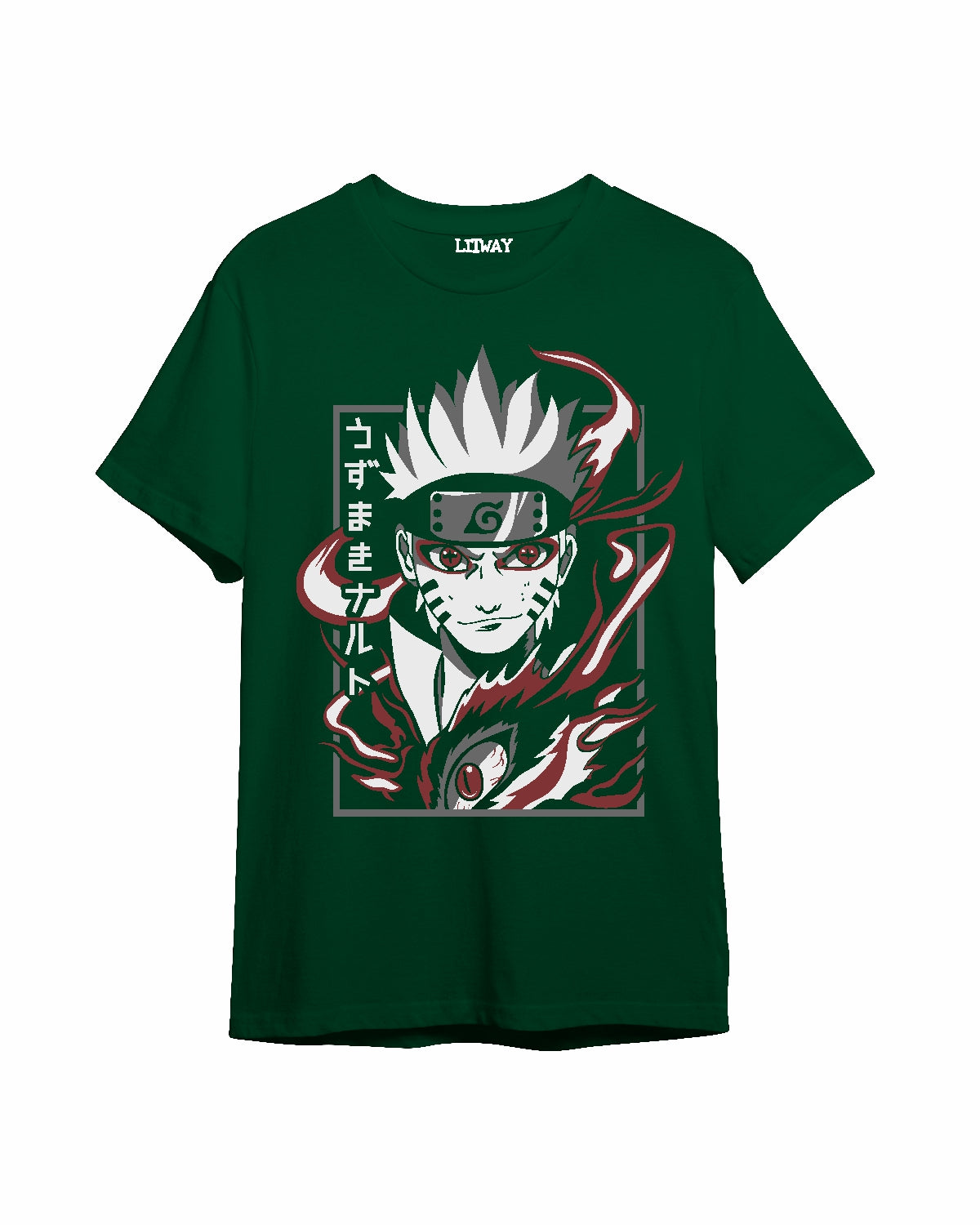 Boys Anime Graphic T-Shirt & Shorts Set – Naruto & Sasuke Prints, Ages 9–16 Years